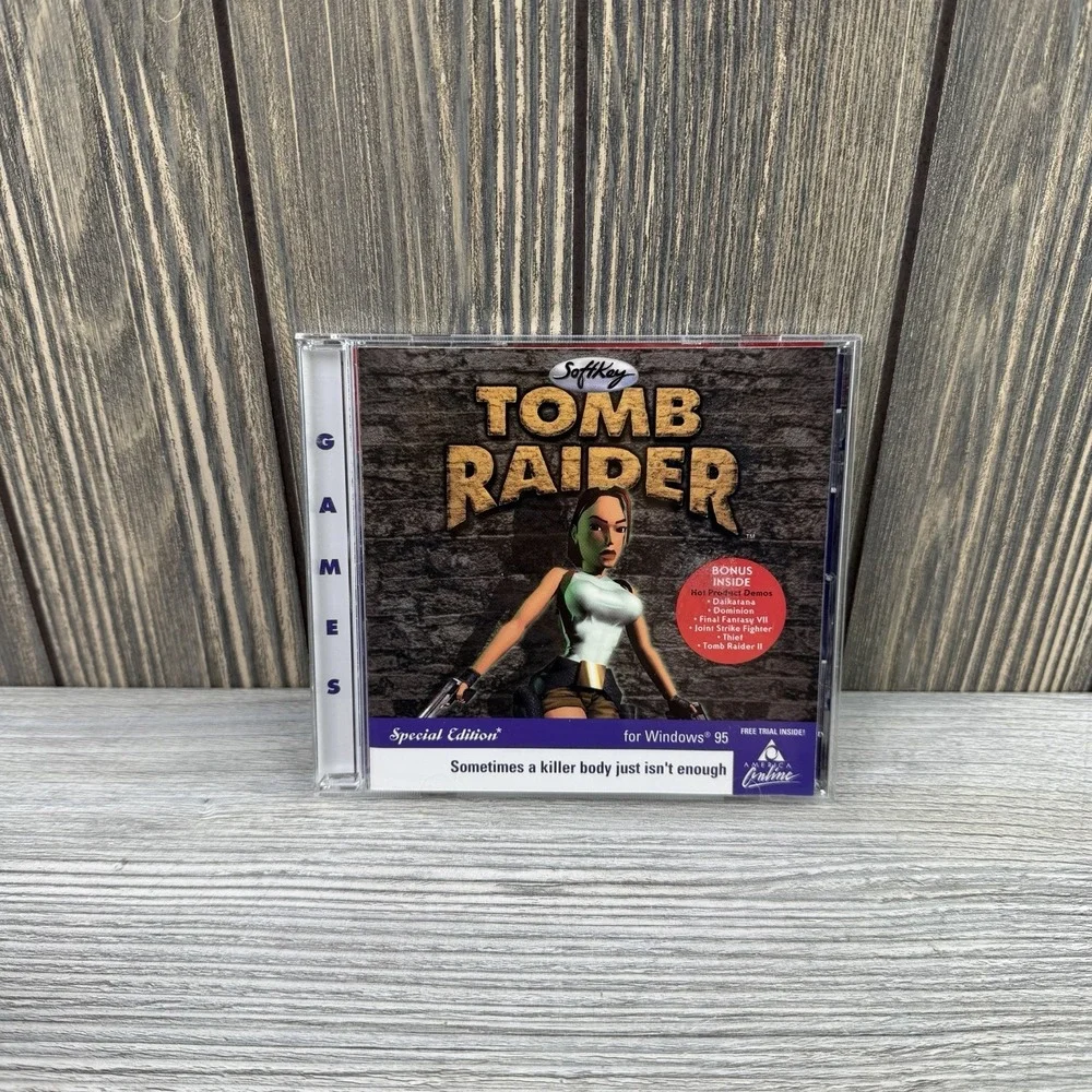 Tomb Raider (PC CD, 1998) Complete in Case Very Good Condition Eidos Tested
